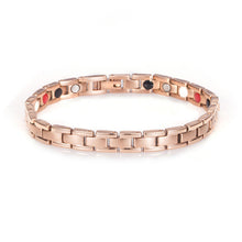 Load image into Gallery viewer, Vinterly Healing Bracelet Male Magnetic Germanium Stainless Steel Bracelets Men Hand Chain Hologram Bracelets for Men Jewelry