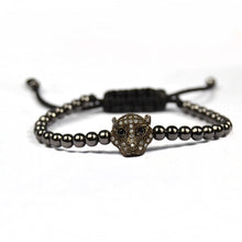 Load image into Gallery viewer, Braided Macrame Bracelet Men Pulseras Mujer Moda 2018 Jewelry Round Beaded Anil Arjandas Bracelets DIY Zirconia Pulsera Armband