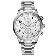 Load image into Gallery viewer, Quartz Men Watches 30M Waterproof Clock Quartz Movement Stainless Steel Band Calendar Wristwatches 9132 Fashion Men Watch 2020