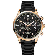 Load image into Gallery viewer, Quartz Men Watches 30M Waterproof Clock Quartz Movement Stainless Steel Band Calendar Wristwatches 9132 Fashion Men Watch 2020