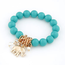 Load image into Gallery viewer, Hot Bohemian Bracelets Women Elephant Tassel Charm Bracelet Wooden Beads Couple Bracelet Vintage Boho Jewelry Elastic Pulseras