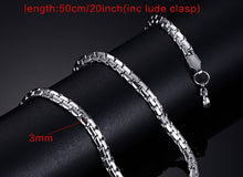Load image into Gallery viewer, Vnox 20inch Chain Necklace for Women Men 316l Stainless Steel Jewelry Not Fade