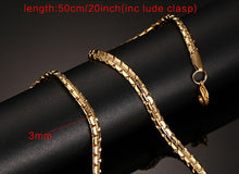 Load image into Gallery viewer, Vnox 20inch Chain Necklace for Women Men 316l Stainless Steel Jewelry Not Fade