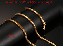 Load image into Gallery viewer, Vnox 20inch Chain Necklace for Women Men 316l Stainless Steel Jewelry Not Fade