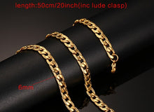 Load image into Gallery viewer, Vnox 20inch Chain Necklace for Women Men 316l Stainless Steel Jewelry Not Fade