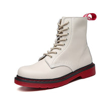 Load image into Gallery viewer, Genuine Leather Women Boots Jason Martins Ankle Boots Female Autumn Winter Shoes Woman Motorcycle Boots Women Ankle Boots