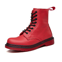 Load image into Gallery viewer, Genuine Leather Women Boots Jason Martins Ankle Boots Female Autumn Winter Shoes Woman Motorcycle Boots Women Ankle Boots