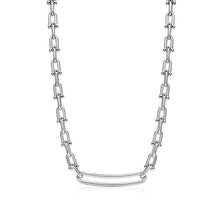 Load image into Gallery viewer, SHINETUNG 1: 1925 Sterling Silver High Quality U-Shaped Necklace Women Logo Fashion Original Model Jewelry Birthday Holiday Gift