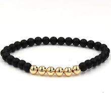Load image into Gallery viewer, Bracelet Woman Men 8mm CZ Leopard Bracelet Set Charms Jewelry Hematite Stone Couple Lover Bracelets Bangles Pulseira Masculina