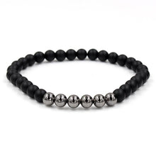 Load image into Gallery viewer, Bracelet Woman Men 8mm CZ Leopard Bracelet Set Charms Jewelry Hematite Stone Couple Lover Bracelets Bangles Pulseira Masculina