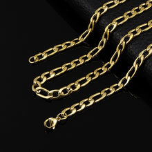 Load image into Gallery viewer, Stainless Steel gold chain Necklaces Mens long lager necklaces gifts for male accessories jewelry on the neck hip hop wholesale