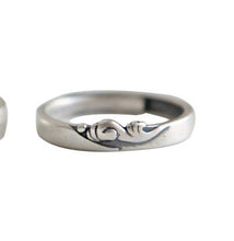 Load image into Gallery viewer, Sea Kuwata Real 925 Sterling Silver Rings For Women Fine Jewelry Open Ring Men Couples Gift High Quality Flyleaf Handmade