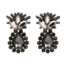 Load image into Gallery viewer, AOTEMAN Hot Sale 4 colors Crystal Earrings Women Flower Drop Earrings Wholesale Statement Jwewlry For Party