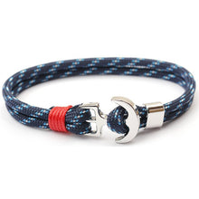 Load image into Gallery viewer, BOYULIGE New Men Bracelet 2018 Couple Anchor Bracelets For Women Sport Hooks Navy Style Multilayer Rope Sailor Gift Hope Femme