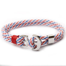 Load image into Gallery viewer, BOYULIGE New Men Bracelet 2018 Couple Anchor Bracelets For Women Sport Hooks Navy Style Multilayer Rope Sailor Gift Hope Femme