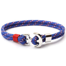 Load image into Gallery viewer, BOYULIGE New Men Bracelet 2018 Couple Anchor Bracelets For Women Sport Hooks Navy Style Multilayer Rope Sailor Gift Hope Femme