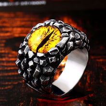 Load image into Gallery viewer, BEIER Stainless steel Vintage Retrol jewelry Evil Eye Charm ring mens rock ring drop shipping wholesal christmas Gift BR8-527
