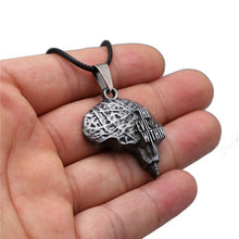Load image into Gallery viewer, Game Necklace The Evil Within II Necklace Mini Break Brain Metal Pendat Black Rope Chain Necklaces Women Men Charm Colar HC12592