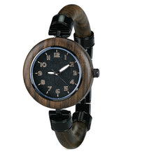Load image into Gallery viewer, BEWELL women's wood watch Ladies fashion Brand Street Snap Luxury Female Jewelry wristwatch Chronograph Drop Shipping 151a