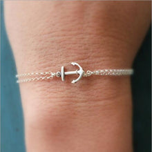 Load image into Gallery viewer, Tenande Punk Anchor Infinity Peace Dove Simulated Pearl Bracelets &Bangles for Women Simple Style Party Jewelry Gifts Femme