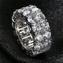 Load image into Gallery viewer, Men's Bling Hip Hop Iced Out Gold Color Stone Rhinestone Cz Ring Luxury Ring Mens Fashion Finger Ring Dropshipping