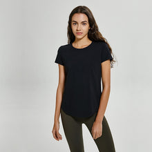 Load image into Gallery viewer, New women's Sports Yoga Short Sleeve sexy Shirts Fitness Gym Running Tank with good quality Tops tee Free shipping Size us4-us12