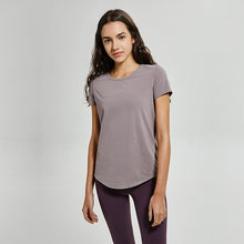 Load image into Gallery viewer, New women's Sports Yoga Short Sleeve sexy Shirts Fitness Gym Running Tank with good quality Tops tee Free shipping Size us4-us12