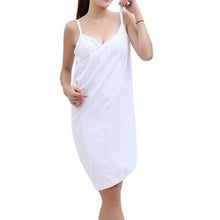 Load image into Gallery viewer, New Soft Wrap Bathrobe Microfiber Wearable Towel Dress Girls Women Womens Lady Fast Drying Beach Spa Magical For Good Life
