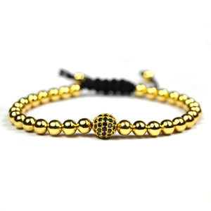 Braided Macrame Bracelet Men Pulseras Mujer Moda 2018 Jewelry Round Beaded Anil Arjandas Bracelets DIY Zirconia Pulsera Armband