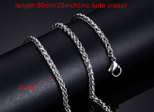 Load image into Gallery viewer, Vnox 20inch Chain Necklace for Women Men 316l Stainless Steel Jewelry Not Fade
