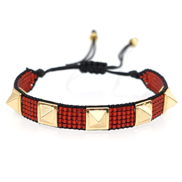 Go2boho 2020 MIYUKI Bracelet Men Punk Bracelets For Women Pulseras Mujer Moda 2019 Armband Jewelry Gold Stainless Steel Beads