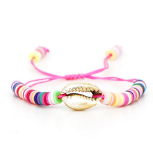 Load image into Gallery viewer, Go2boho Shell Rainbow Bracelet Women Bohemian Colorful Bracelet Fashion Pulseras Natural Shell Summer Beach Girl  Jewelry 2019
