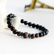 Load image into Gallery viewer, 2019 Classic Charm Tiger Eye Stone Bead Bracelets Men Fashion Women CZ Copper Handmade Strand Bracelets Jewelry Armband
