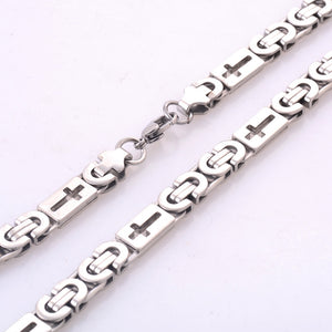 Width 8.5mm Stainless Steel Men Chain High Quality 316L Stainless Steel Punk Statement Swag Necklace Chain Men Jewelry  HY004