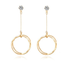 Load image into Gallery viewer, New Fashion Korean Earrings 2019 Flower Geometric Long Asymmetry Circle Ear Acrylic Big Dangling Earrings Women Valentine Gifts
