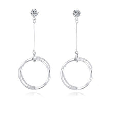 Load image into Gallery viewer, New Fashion Korean Earrings 2019 Flower Geometric Long Asymmetry Circle Ear Acrylic Big Dangling Earrings Women Valentine Gifts
