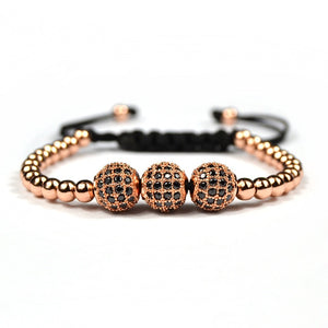 Braided Macrame Bracelet Men Pulseras Mujer Moda 2018 Jewelry Round Beaded Anil Arjandas Bracelets DIY Zirconia Pulsera Armband